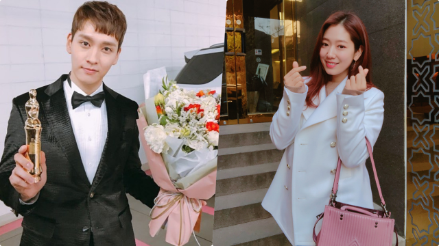 Choi Tae-joon dan Park Shin-hye (Foto: Instagram @actorctj dan @ssinz7)