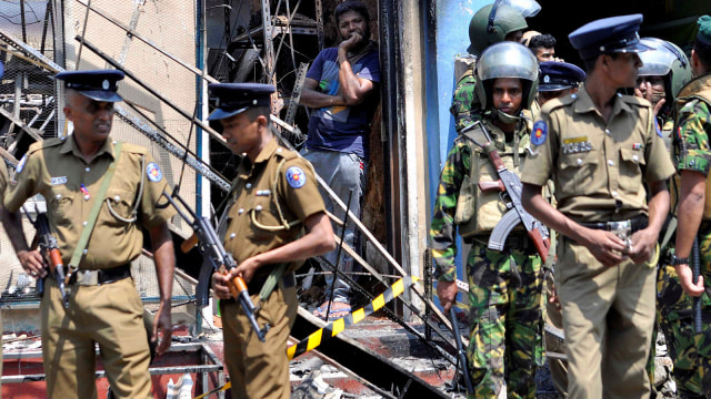 Kerusuhan di Sri Lanka (Foto: Reuters)