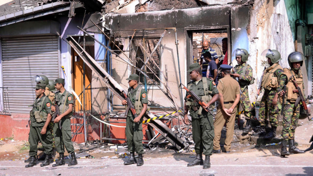 Kerusuhan di Sri Lanka (Foto: Reuters)