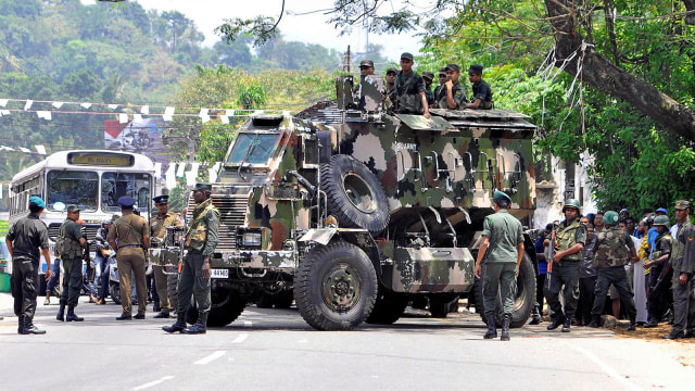 Kerusuhan di Sri Lanka (Foto: Reuters)