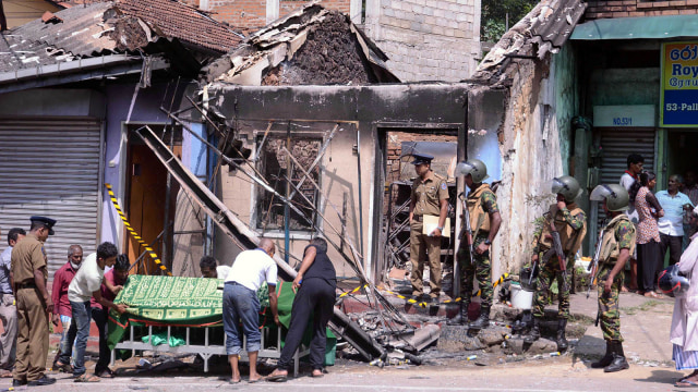 Kerusuhan di Sri Lanka (Foto: Reuters)