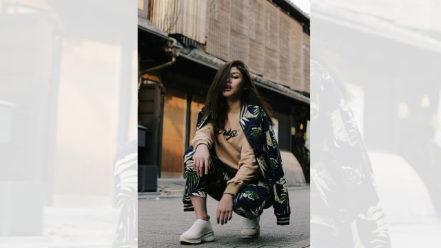 com-Gaya Kece Venesha Prescilla (Foto: Erigo)