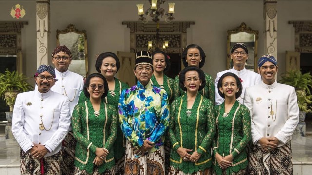 Keluarga Sultan Hamengkubuwono X (Foto: Instagram @kratonjogja)