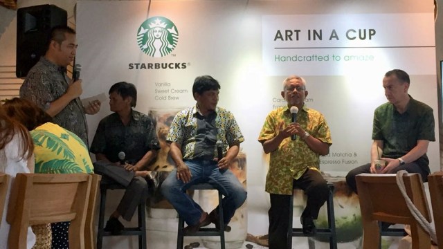 Konferensi Pers "Art in A Cup" Starbucks. (Foto: Safira Maharani/kumparan)