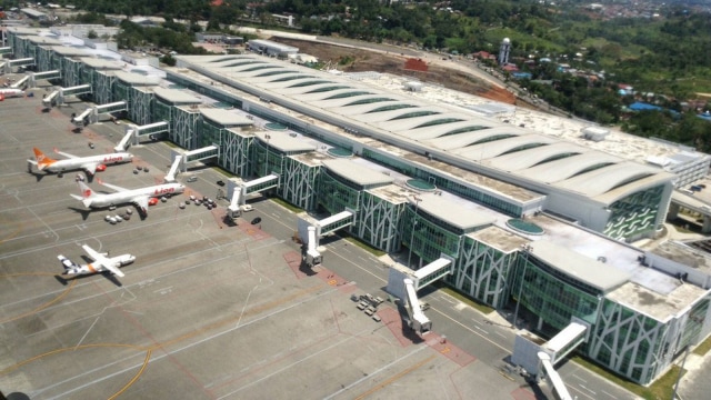Bandara Sepinggan Balikpapan (Foto: Twitter @potretlawas)
