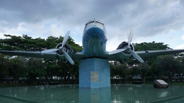 Replika Pesawat RI-001 di Banda Aceh (Foto: Zuhri Noviandi/kumparan)