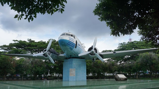 Replika Pesawat RI-001 di Banda Aceh (Foto: Zuhri Noviandi/kumparan)