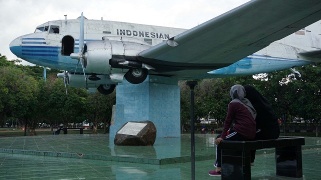 Replika Pesawat RI-001 di Banda Aceh (Foto: Zuhri Noviandi/kumparan)