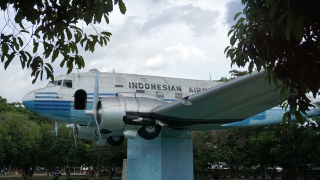 Replika Pesawat RI-001 di Banda Aceh (Foto: Zuhri Noviandi/kumparan)