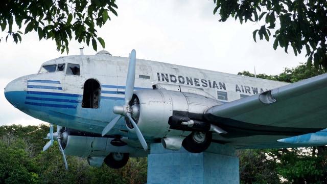 Replika Pesawat RI-001 di Banda Aceh (Foto: Zuhri Noviandi/kumparan)