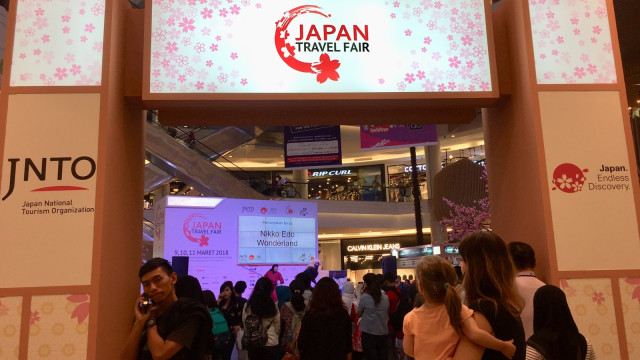 Japan Travel Fair 2018 di Kota Kasablanka. (Foto: Shika Arimasen Michi/kumparan)