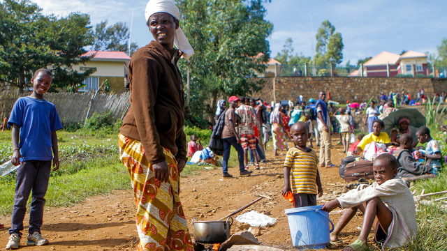 Pengungsi Congo (Foto: Reuters/Jean Bizimana)