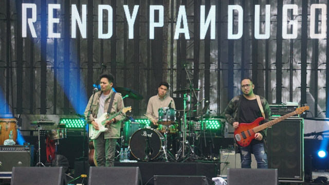 Rendy Pandugo di LaLaLa Fest 2018. (Foto: Garin Gustavian Irawan/kumparan)