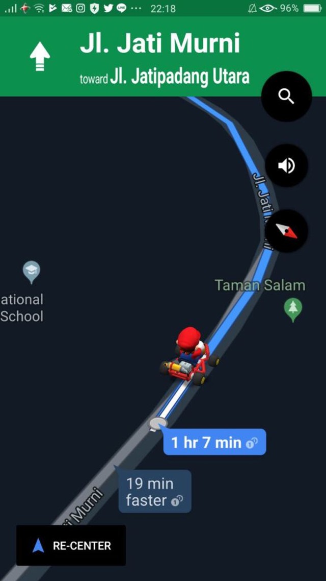 Ada Super Mario di Google Maps (Foto: Aditya Panji/kumparan)