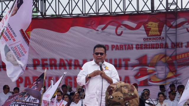 M.Taufik Ketua DPD Gerindra DKI Jakarta. (Foto: Fitra Andrianto/kumparan)