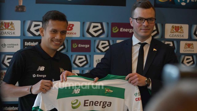 Konpers Egy Maulana Vikri - Lechia Gdansk. (Foto: Cornelius Bintang/kumparan)