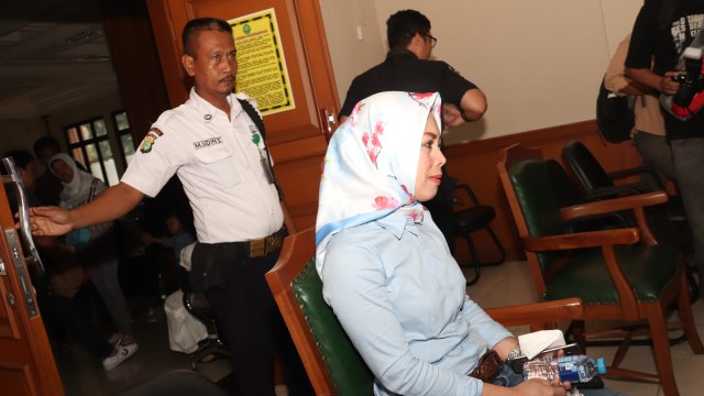 Istri Abdee Slank di Pengadilan Agama Jaksel. (Foto: Munady Widjaja)