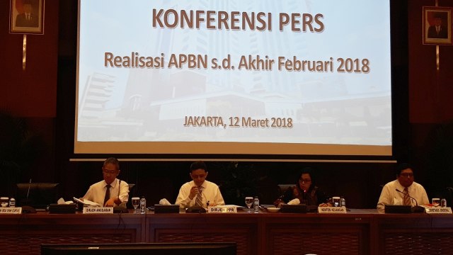 Konpers APBN Hingga Februari 2018 (Foto: Nicha Muslimawati/kumparan)