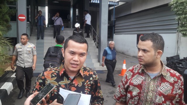 Muhammad Rizki di Polda Metro Jaya (Foto: Fadjar Hadi/kumparan)