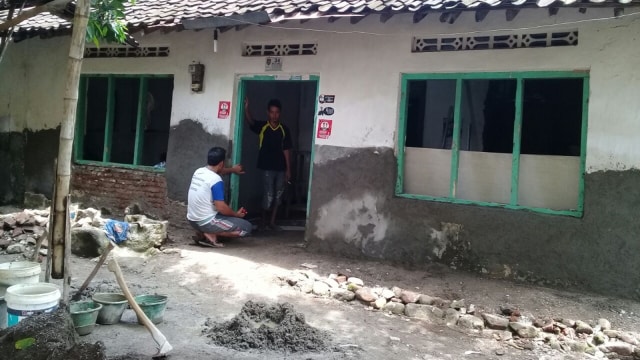 Rumah warga diperbaiki. (Foto: dok. Humas GP)