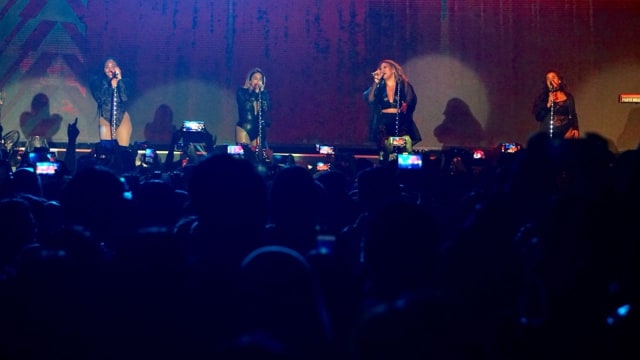 Konser Fifth Harmony di Jakarta. (Foto: Fanny Kusumawardhani/kumparan)