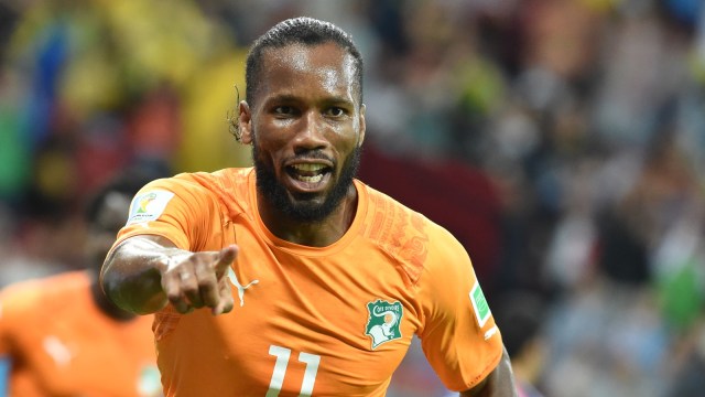 Striker Pantai Gading, Didier Drogba. (Foto: ISSOUF SANOGO/AFP)