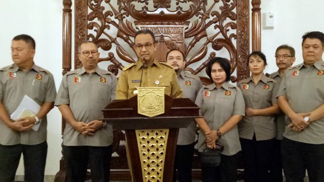 Anies dan PERBAKIN di Balai Kota. (Foto: Nabilla Fatiara/kumparan)