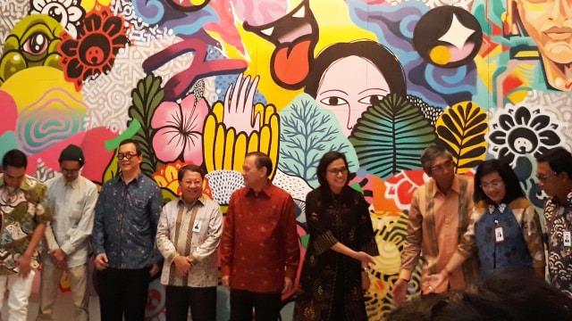 Art exhibition IMF-WB (Foto: Nicha Muslimawati/kumparan)