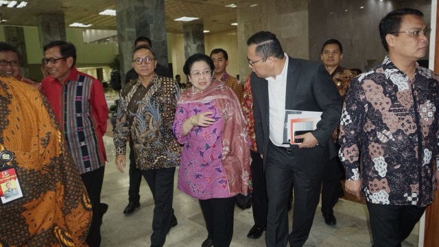 Megawati Soekarnoputri dan Zulkifli Hasan (Foto: Fanny Kusumawardhani/kumparan)