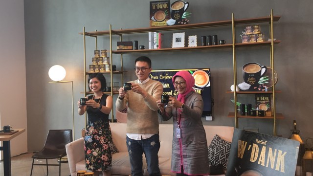 Peluncuran W’dank Coffee Coconut Latte (Foto: Kartika Pamujiningtyas/kumparan)