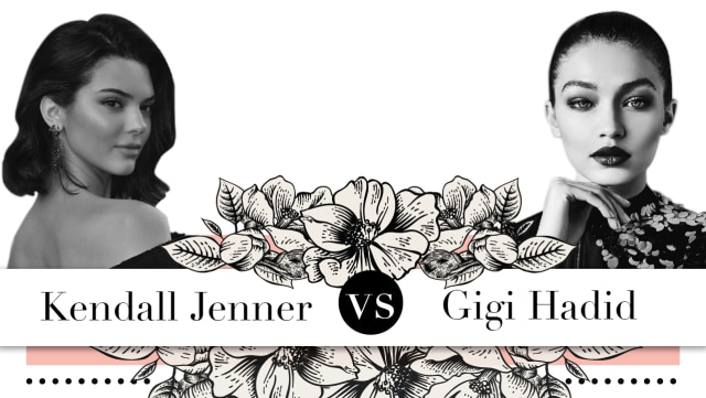 Kendall Jenner vs Gigi Hadid  (Foto: Dok. Istimewa)