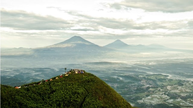 Pemandangan Aerial Gunung Andong   (Foto: Dok: Flickr/Patrick Sahertian)