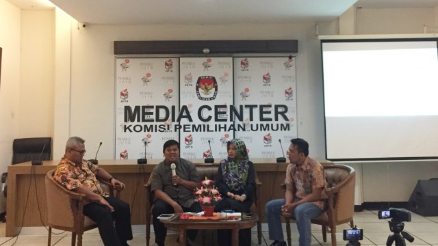 Diskusi Perludem di Media Centre KPU. (Foto: Rafyq Panjaitan/kumparan)