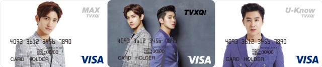 Visa Prepaid TVXQ. (Foto: shop-smtown.jp)