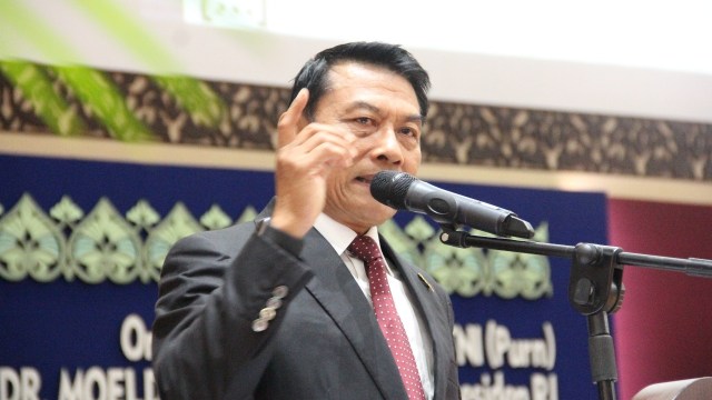 Moeldoko kuliah umum di Universitas Negeri Padang (Foto: Dok. KSP)