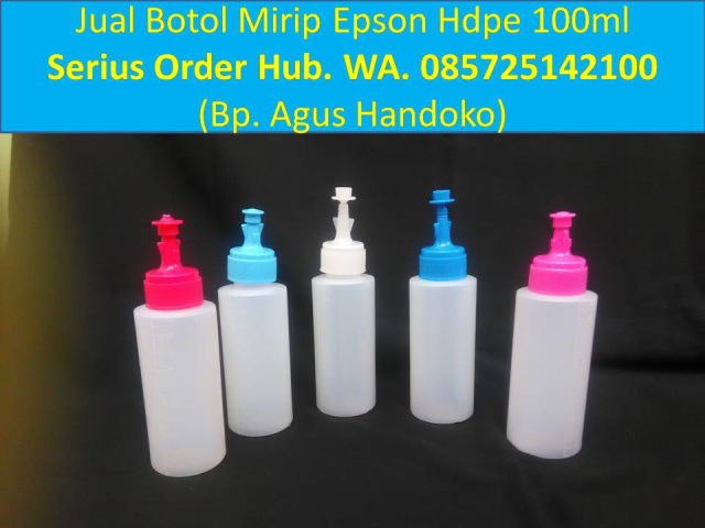 WA. 085725142100, Botol Tinta Epson, Botol Plastik 100ml Malaysia, Botol Hdpe 100ml (1)