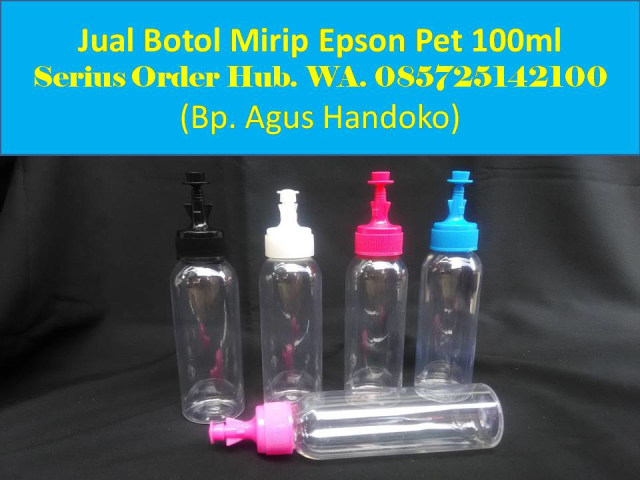 WA. 085725142100, Botol Plastik Untuk Tinta, Grosir Botol Tinta Printer, Botol Tinta Epson (1)