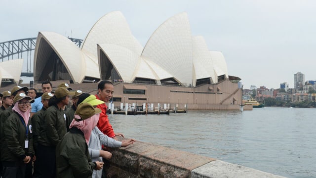 Jokowi dan Iriana di Sydney (Foto: Biro Pers Setpres)