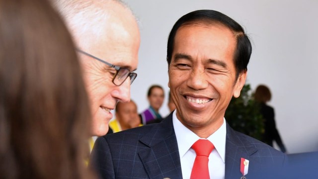 Pertemuan Jokowi dan Malcolm Turnbul (Foto: Biro Pers Setpres)