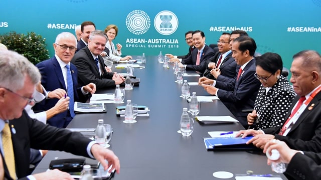 Pertemuan Bilateral Jokowi dan PM Australia (Foto: Biro Pers Setpres)