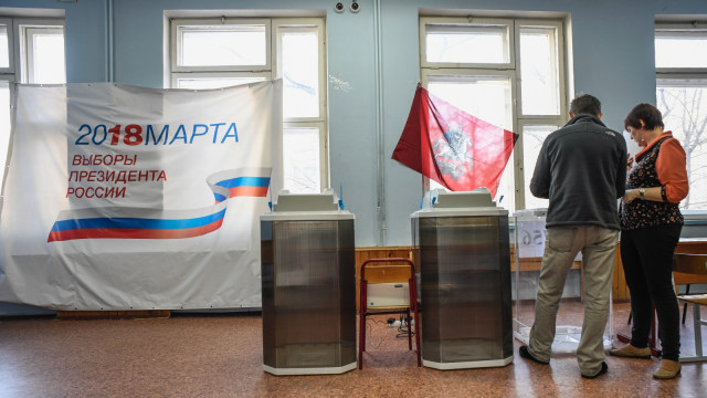 Pemilu di Rusia. (Foto: AFP/Stringer)