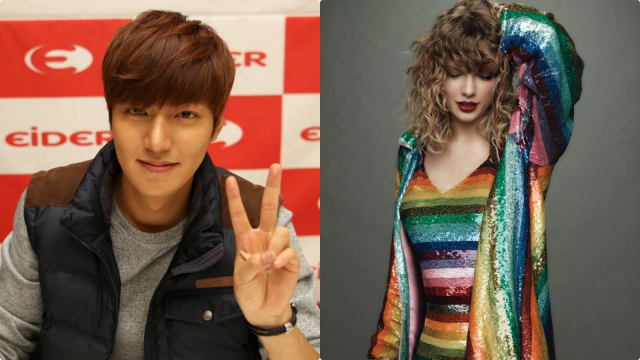 Lee Min-ho dan Taylor Swift. (Foto: Facebook/@OfficialLeeMinho,@TaylorSwift)