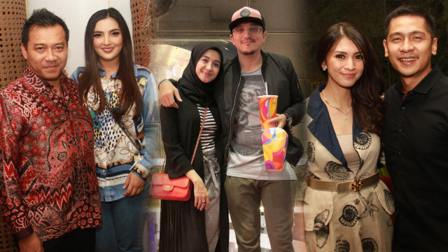 Anang, Ashanty, Bella, Emran, Donita, dan Adi. (Foto: Munady Widjaja & Instagram @laudyacynthiabella)