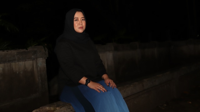 Risa Saraswati di Taman Maluku Bandung Foto: Munady