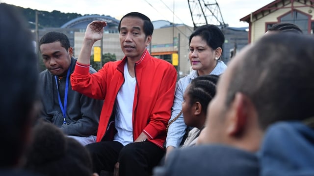 Jokowi dan Iriana di Wellington (Foto: Dok. Biro Setpres)