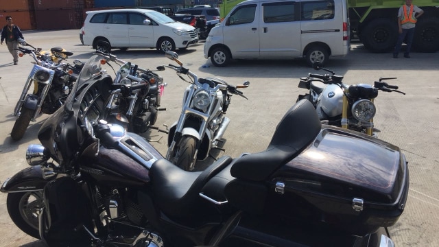 Motor sitaan KPK. (Foto: Fachrul Irwinsyah/kumparan)