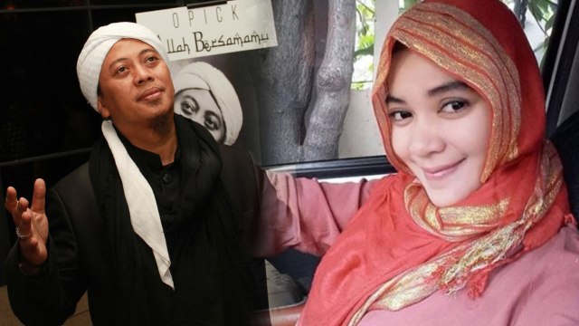 Opick dan Wulan Istri keduanya. (Foto: Munady dan Instagram/@wulan7869)