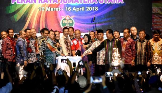 Pekan Raya Sumatera Utara 2018 Resmi Dibuka