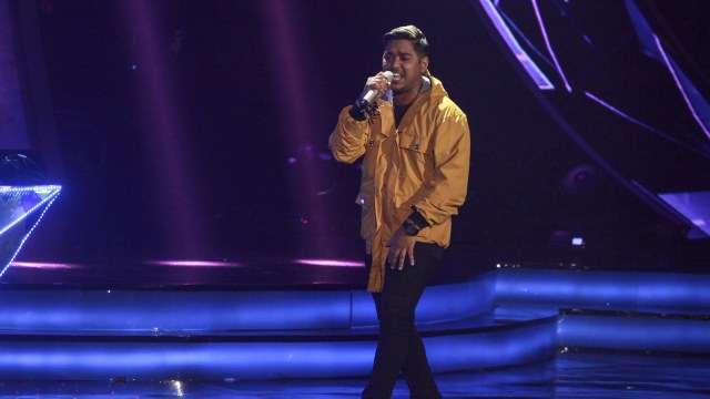Ahmad Abdul di Indonesia Idol 2018 (Foto: ANTARA FOTO/ Muhammad Adimaja)