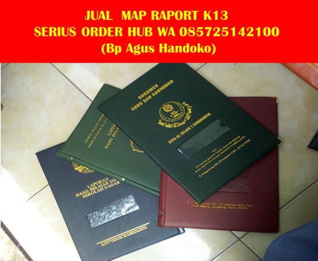 Wa 085725142100, Map Raport K13, Map Raport Sekolah, Map Raport Surabaya (1)